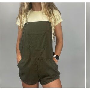 Olive green romper
